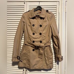 051 Stradivarius Short Trench Coat